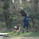 Ferienhof im Schlumm - Die Hunderettungsstaffel übt auf unserem Agility-Platz und macht Urlaub