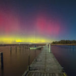 Polarlichter über Ralswiek auf Rügen