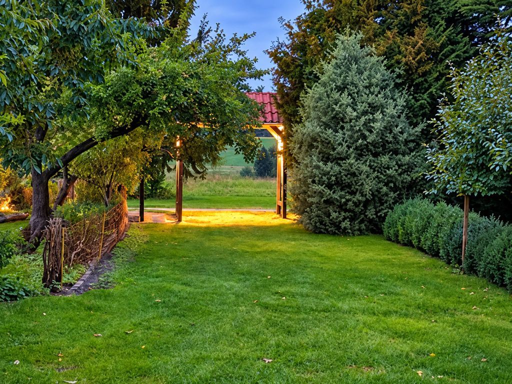 Ferienhof im Schlumm - das neue Hoftor lädt schon beim Durchgehen zum Urlaub machen ein
